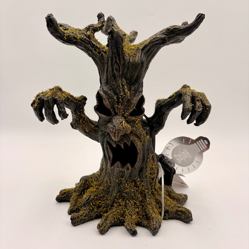 Well Dressed Home Spooky Haunted Tree LED Light Up Decor with Sound Halloween
